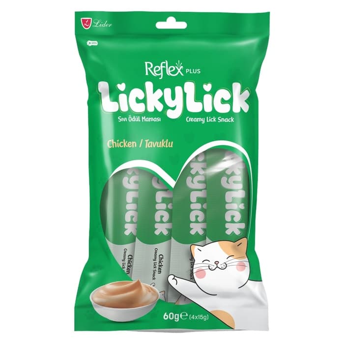 Lickylick Tavuklu Sivi Ödül Maması 4x15 Gr