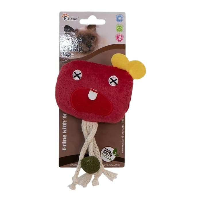 Catnipli Pelus Küp Canavar 10 Cm