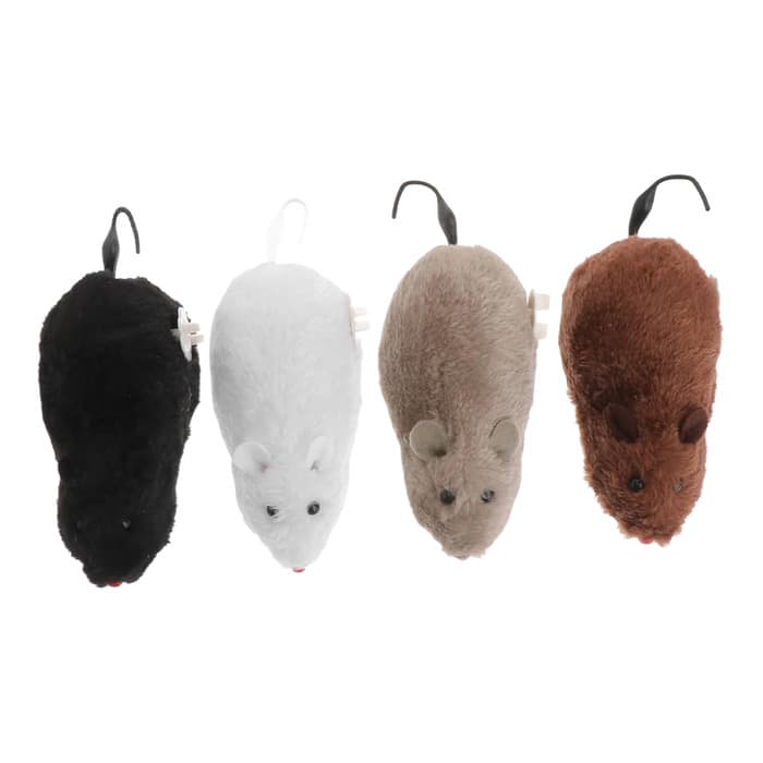 Kurmali Pelus Fare Kedi Oyuncak