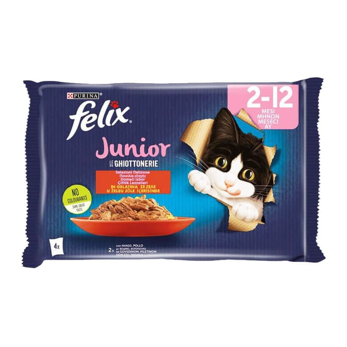 Purina Felix Junior Yavru Kedi Maması (4 X 85 G)