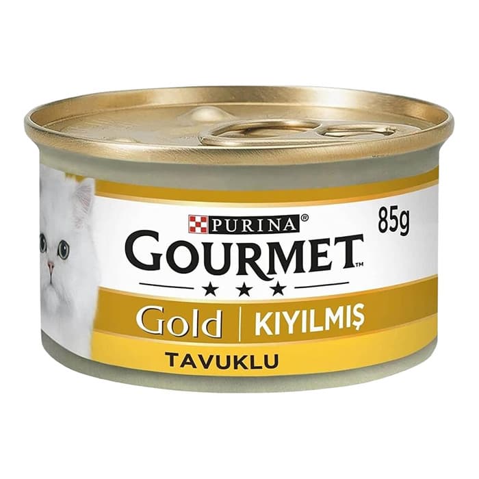 Purina Gourmet Gold Parça Etli Soslu Somonlu Tavuklu Kedi Konservesi