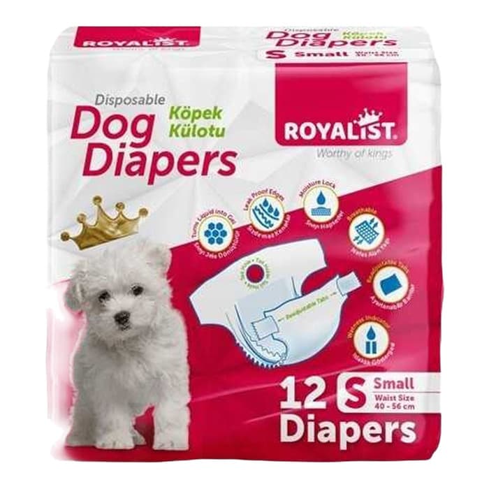 Royalist Köpek Külotu Small 40-56 Cm 12 Adet