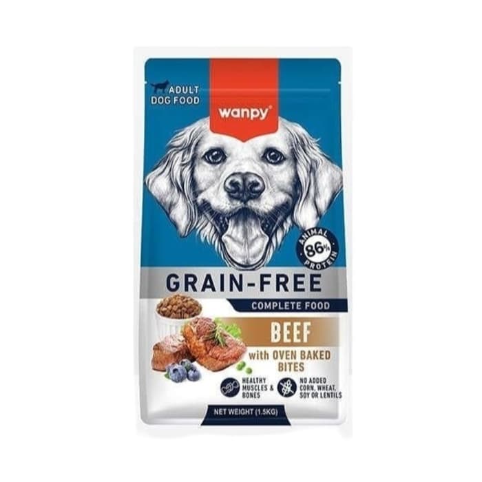 Wanpy Yetişkin Köpek Maması Sığır Etli 1,5 Kg
