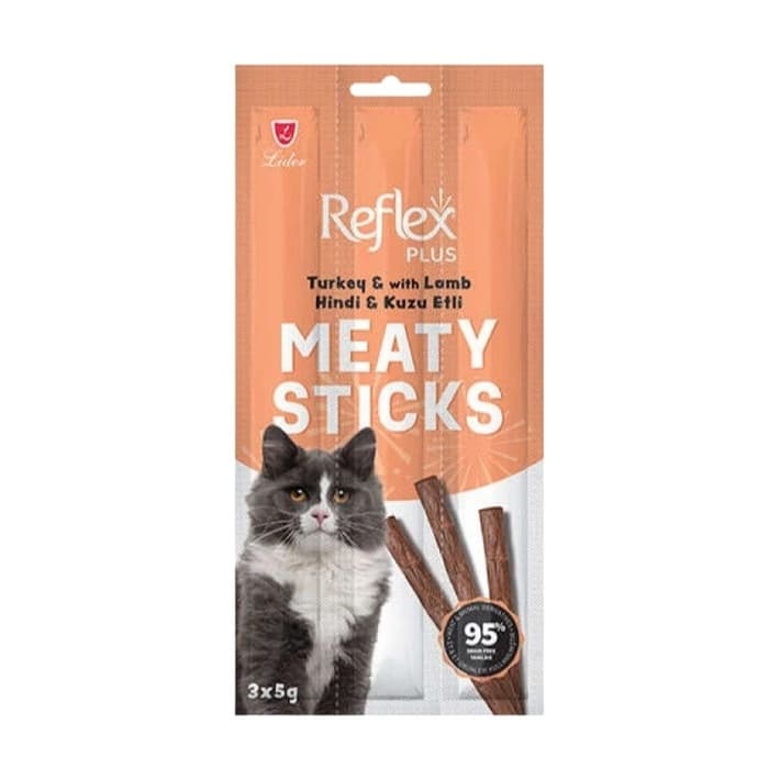 Yetişkin Kediler Için Hindi Ve Kuzu Etli Çubuk Ödülü 3x5 Gr