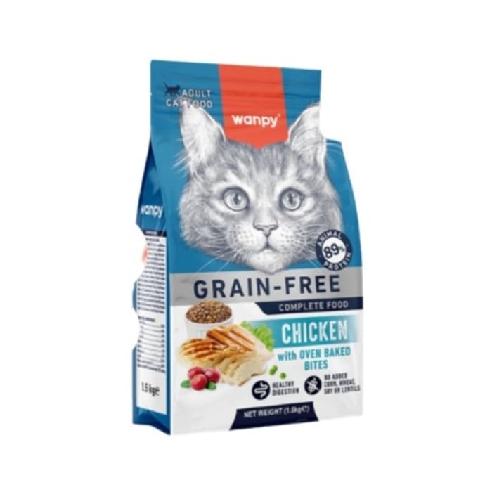 Wanpy Yetişkin Kedi Maması Tavuklu 1,5 Kg