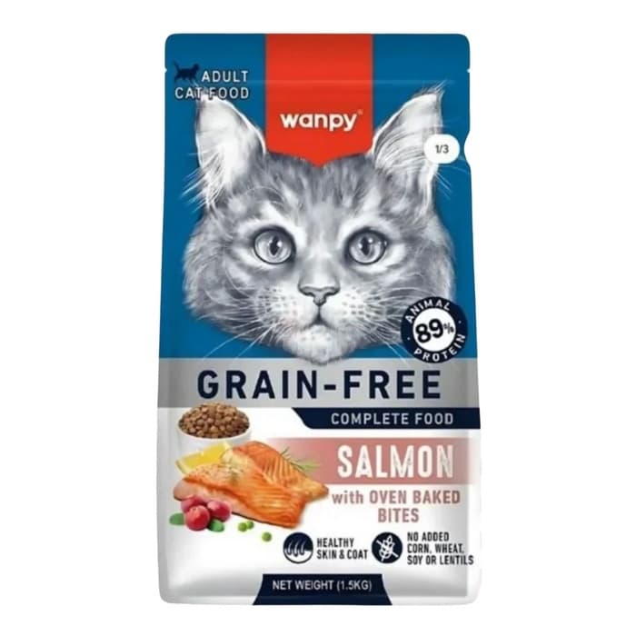 Wanpy Yetişkin Kedi Maması Somonlu 1,5 Kg