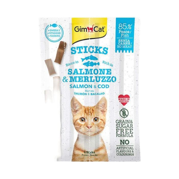 GIM CAT SOMON VE MORINA Balıklı STICKS 20 GR