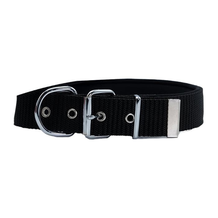 Comfort Yumusak Dokuma Köpek Boyun Tasmasi Siyah