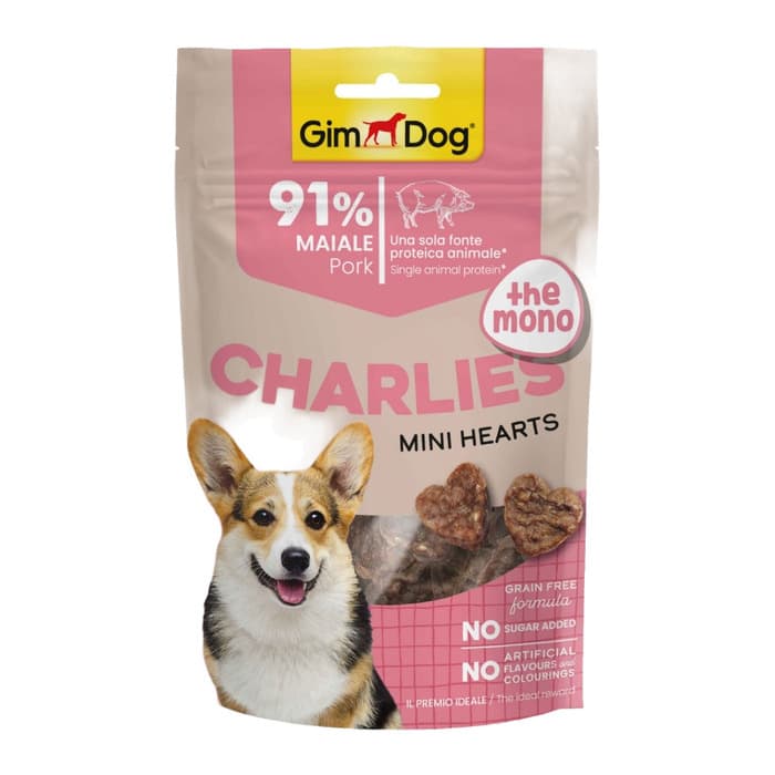 Charlies The Mono Mini Hearts Domuz Etli Köpek Ödülü 70 Gr