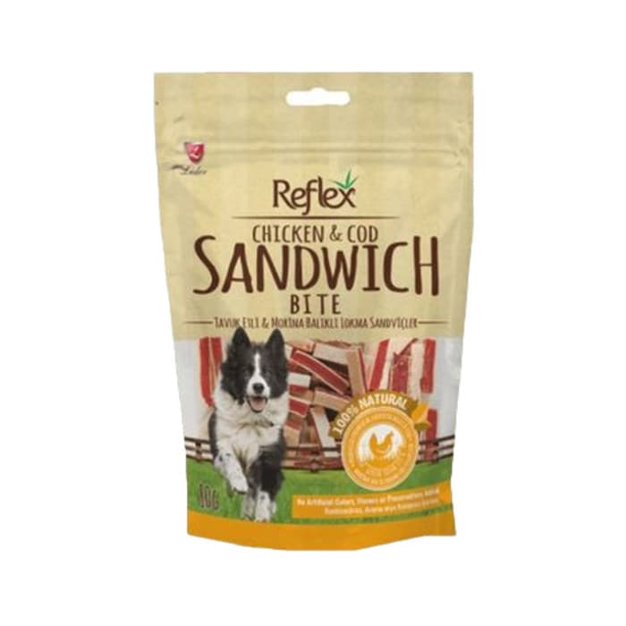 Tavuklu ve Balıklı Çubuk Sandviç Köpek Ödül Maması 80 gr