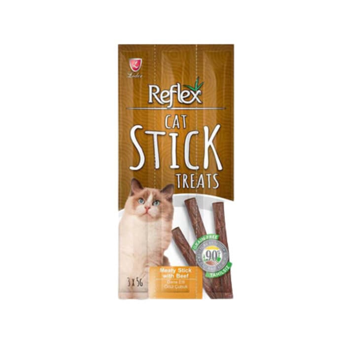 3 Adet Biftekli Kedi Ödül Çubugu 5 gr