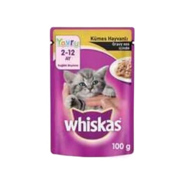 Mama Kümes Hayvanli Gravy Soslu Yavru Kedi 100 Gr