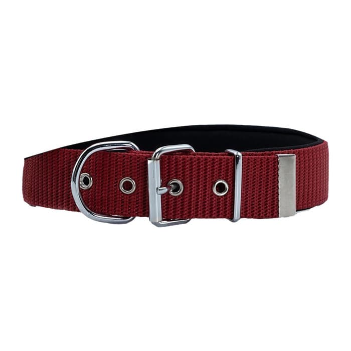 Comfort Yumusak Dokuma Köpek Boyun Tasmasi Kirmizi