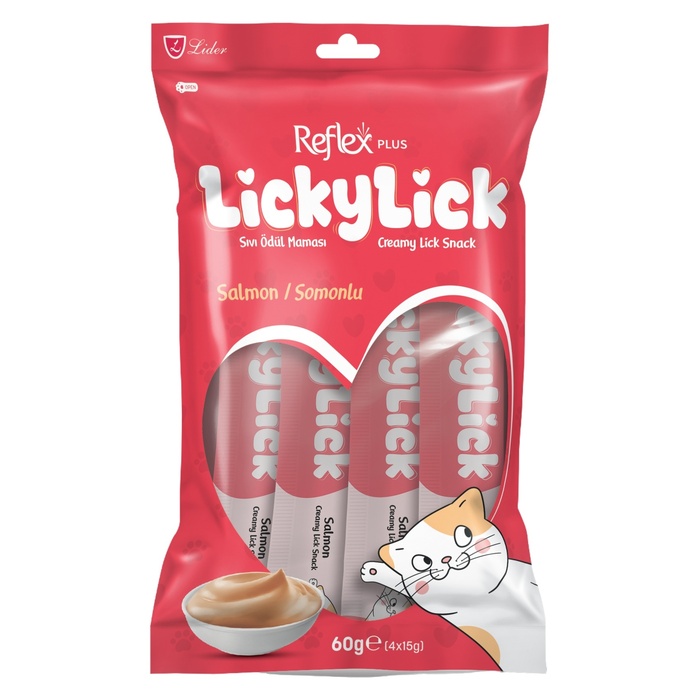 Lickylick Somonlu Sivi Ödül Maması 4x15 Gr