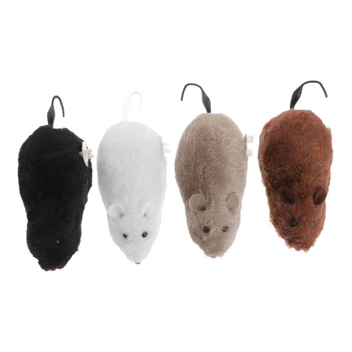 Kurmali Pelus Fare Kedi Oyuncak