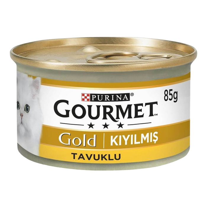 Purina Gourmet Gold Kiyilmis Tavuklu Kedi Konservesi
