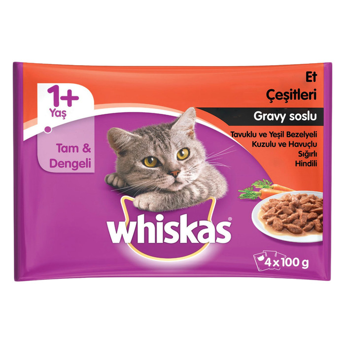 Whiskas Sigirli Tavuklu 4 Lü Paket