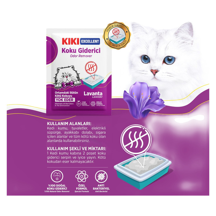 Kiki Excellent Koku Giderici Lavantali 25 Gr