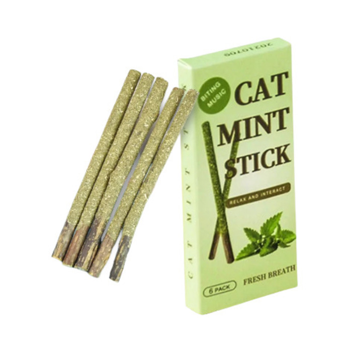 Cat Mint Stick Matatabi Mint Stick Catnip 6'li