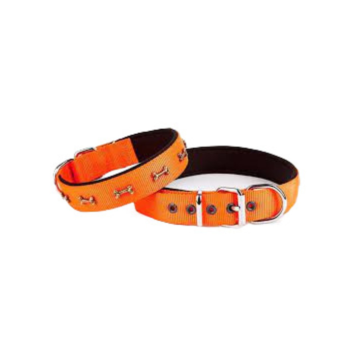 Metal Kemikli Dokuma Boyun Tasmasi M Orange 3x42x50 Cm